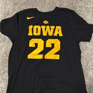 Nike Iowa Black and Yellow Catlin Clark #22 XL